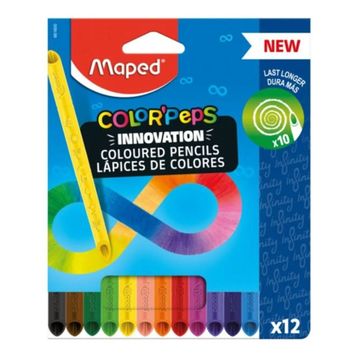 Maped 861600 12 Renk Color'Peps İnfinity Kuru Boya Kalemi