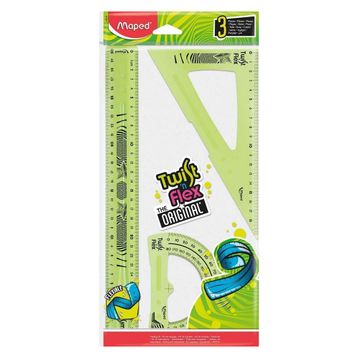 Maped 895055 30 cm Esnek Plastik Cetvel Seti