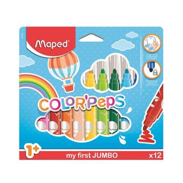 Maped Maxi Jumbo 12'li Keçeli Kalem