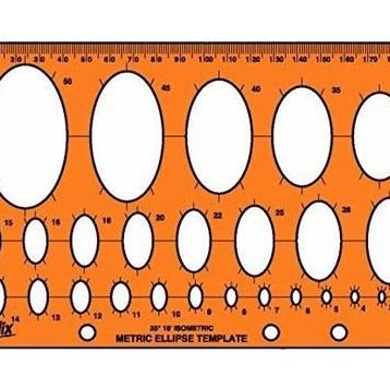 Maped X08821 Ellipse Şekil Şablonu