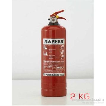 Mapeks 2 kg Kuru Kimyevi Tozlu Yangın Söndürme Tüpü