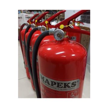 Mapeks 6 kg Kuru Kimyevi Tozlu Yangın Söndürme Tüpü