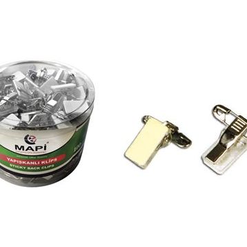 Mapi 100'lü Metal Yapışkanlı Klips