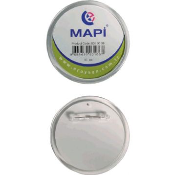 Mapi K08 57 mm Yuvarlak İsimlik