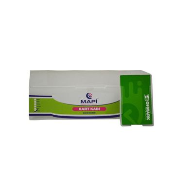Mapi Şeffaf Dikey 50'li Kart Kabı