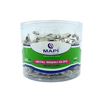 Mapi Şeffaf Metal Maşalı Klips