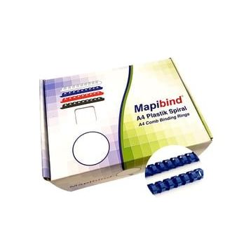 Mapibind 22 mm Lacivert 50 Adet Plastik Spiral