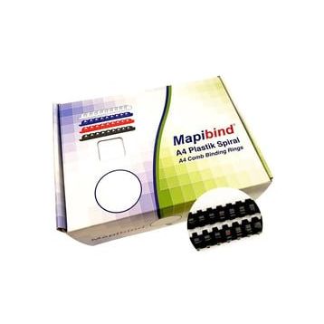 Mapibind 25 mm Siyah 50 Adet Plastik Spiral