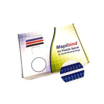 Mapibind 28 mm Lacivert 50 Adet Plastik Spiral