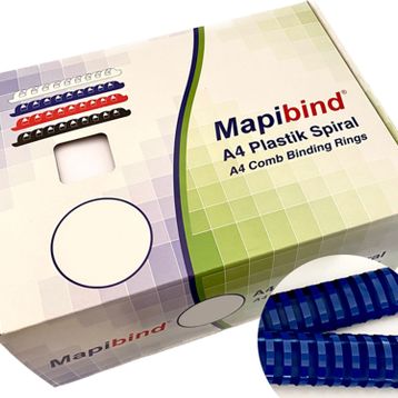 Mapibind 45 mm Lacivert 50 Adet Plastik Spiral