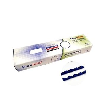 Mapibind 6 mm Lacivert 100 Adet Plastik Spiral