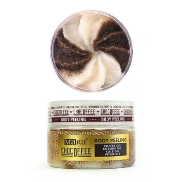 Mara 300 gr Chocoffee Değerli Yağlar İçeren Çikolata Kahve Vücut Peeling
