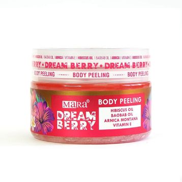 Mara 300 gr Dreamberry Değerli Yağlar İçeren Çilek Vücut Peeling
