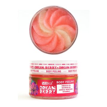Mara 300 gr Dreamberry Değerli Yağlar İçeren Çilek Vücut Peeling