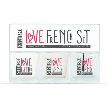 Mara Beyaz Love French Manicure Set