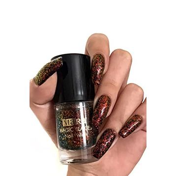 Mara Magic Chameleon Flakies Pink-Gold-Green Tırnak Süsü
