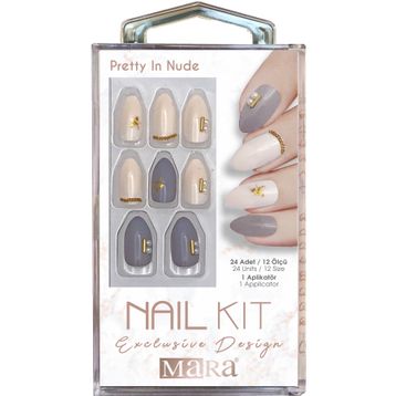 Mara Nail Kit Pretty in Nude Takma Tırnak