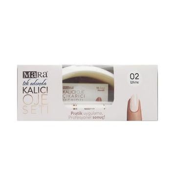 Mara White No:02 Kalıcı Oje Seti