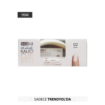 Mara White No:02 Kalıcı Oje Seti