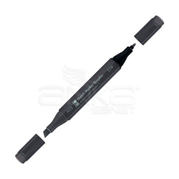 Marabu 243343 988 Warm Grey Deep Graphix Sketch Marker Çift Uçlu Kalem