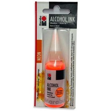 Marabu Alcohol Ink 20 ml Neon Orange Akrilik Boya