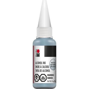 Marabu Alcohol Metallic Silver 20 ml Akrilik Mürekkep