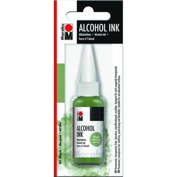 Marabu Alcohol Olive Green 20 ml Akrilik Mürekkep