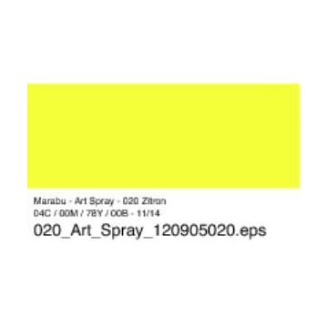 Marabu Art 020 LEMON 50 ml Akrilik Sprey Boya