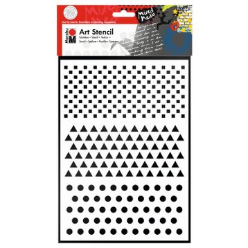 Marabu Art A4 Basic Combinatio Stencil