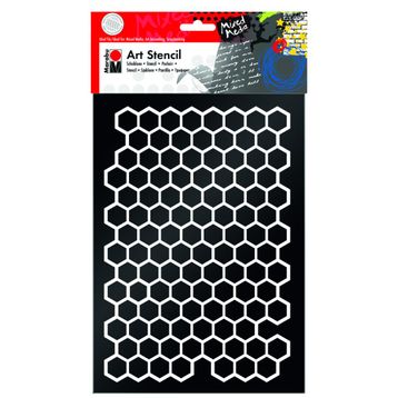 Marabu Art A4 Honey Comb Stencil