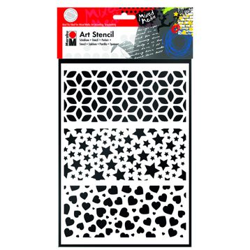 Marabu Art A4 Moder Combinatio Stencil