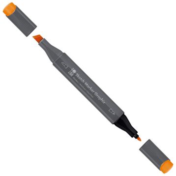 Marabu Graphix Brillant Orange Sketch Marker