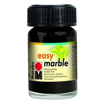 Marabu No 073 Black Easy Marble 15 ml Ebru Boyası