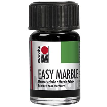Marabu No 073 Black Easy Marble 15 ml Ebru Boyası