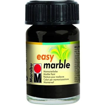 Marabu No 073 Black Easy Marble 15 ml Ebru Boyası