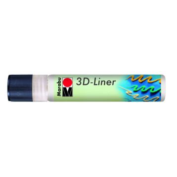 Marabu No 670 Beyaz 3D Liner Boyutlu 25 ml Boncuk Boyası