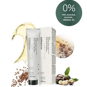 Maraes 6.0 Koyu Kumral Organik 100 ml Kalıcı Saç Boyası