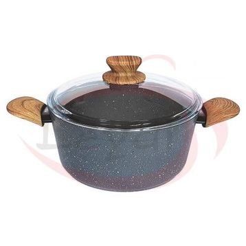 Marble Leydi Natura 24 cm Granit Derin Tencere