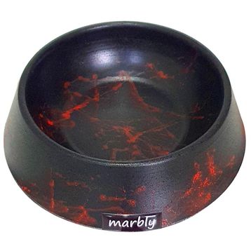 Marbly Black Red 8 Oz Mama ve Su Kabı