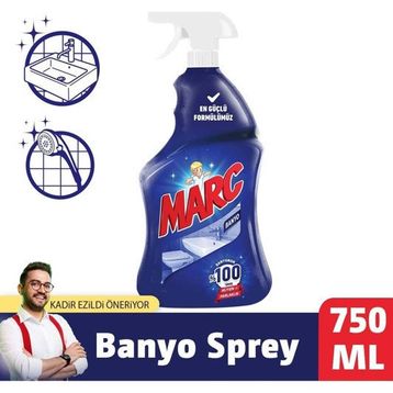 Marc 750 ml Banyo Temizleyici Kireç Sökücü Sprey
