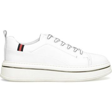 Marcomen 152-21095 Siyah Beyaz Erkek Deri Casual Ayakkabı