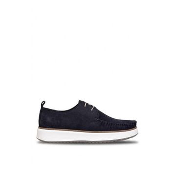 Marcomen 152-23037 Lacivert Erkek Hakiki Deri Casual Ayakkabı