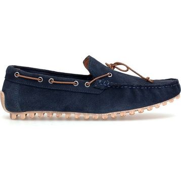 Marcomen 152-7342 Lacivert Erkek Hakiki Deri Casual Ayakkabı