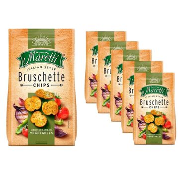 Maretti 70 gr Bruschette Chips Vegetables Kızarmış Ekmek (5 adet)