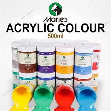 Maries 500 ml 104 Titanium White Akrilik Boya