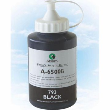 Maries 500 ml A-6500B 793 Black Akrilik Boya