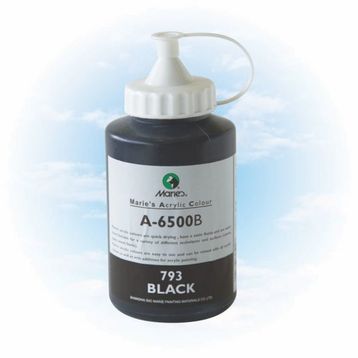 Maries 500 ml A-6500B 793 Black Akrilik Boya
