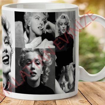 Marily Monroe Baskılı Kupa