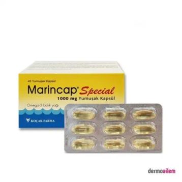 Marincap Special Omega 3 1000 mg 3x45 Kapsül Balık Yağı