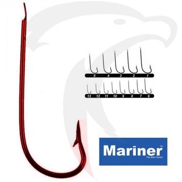 Mariner 15220 No:5 Kırmızı 100'lü Olta İğnesi